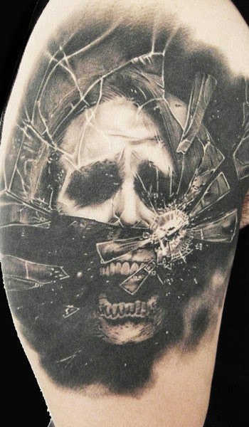 Face tattoo by Lasse Sjoroos | Post 5522
