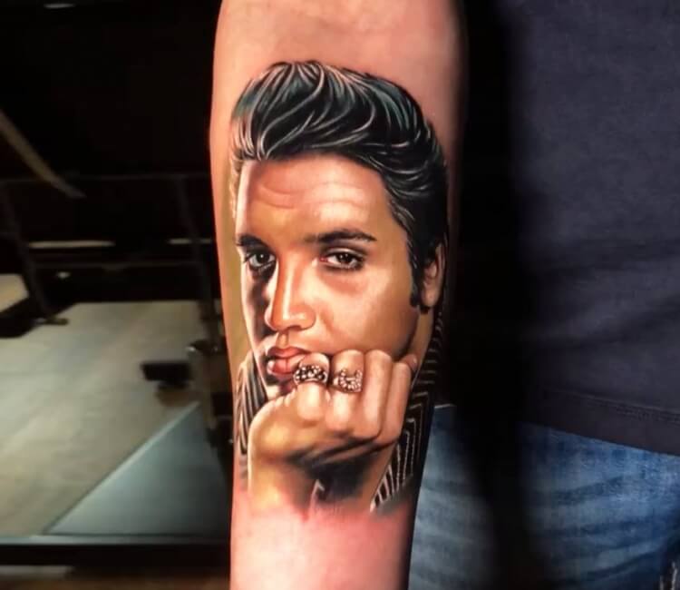 Tattoos of Dead Celebrities Inked Elvis Fans