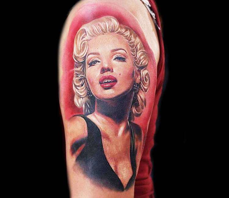 Marilyn Monroe Pin Up Tattoo T-Shirt | SHIRTMINISTER, 16,90 €