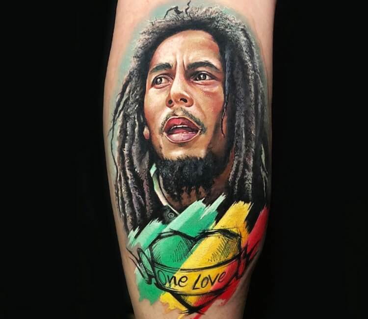 Bob Marley Temporary Tattoo Sticker  OhMyTat