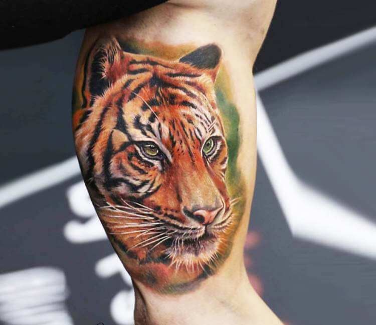 Tiger tattoo by Lena Art | Post 22281