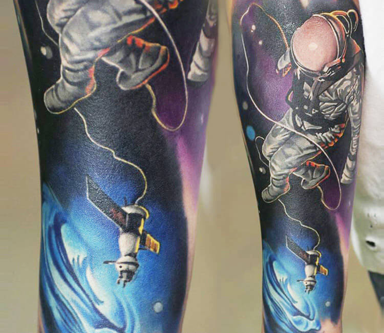 Astronaut tattoo Stock Photos Royalty Free Astronaut tattoo Images   Depositphotos