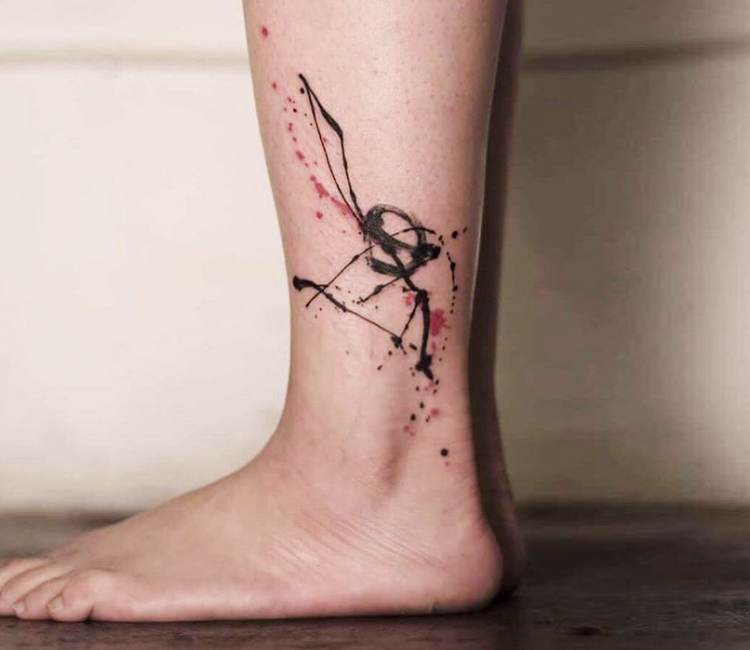 Abstract tattoo by Lina Tattoo Art | Post 17975