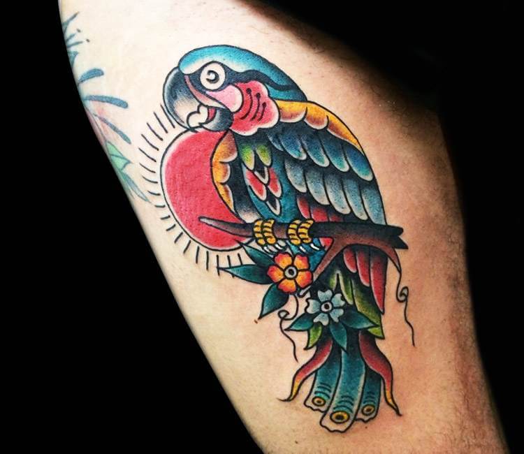 Emerald Tattoo Company UK on X Traditional parrot samfishertattoos had  a lot of fun doing this year for Chris Sam is always down for traditional  work and would love to get some