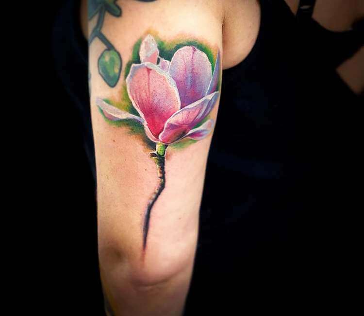 Magnolia flower tattoo by shorty011685 on DeviantArt