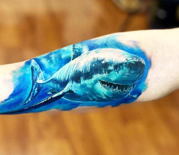Lobster tattoo - Shark by Giorkos @mikisraftis . . . . . #tattoo #tattoos  #ink #inked #tatts #tattrx #tattooartist #tattooart #tattrxsubmission  #illustrationtattoodesign #traditional #traditionaltattoo  #traditionaltattoodesign #shark #sharktattoo ...