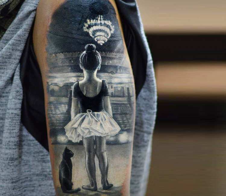 ballerina tattoo by Malena Tattoo | Post 26803