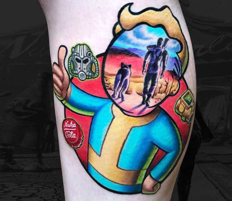 Fallout tattoo by Victor Zetall  Post 23796