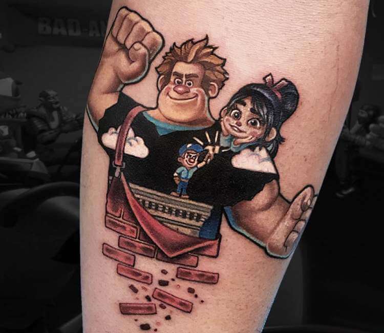 Wreck It Ralph tattoo by Marc Durrant Photo 22523