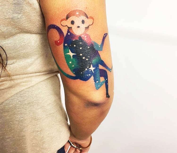 Space monkey tattoo by Marco Pepe  Post 20184