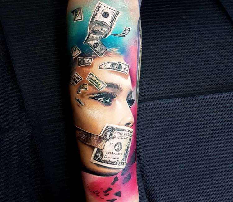 money sign tattoo on faceTikTok Search