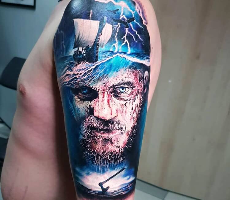Featured image of post Ragnar Lothbrok Tattoo Arm Available in a range of colours and styles for men women and everyone