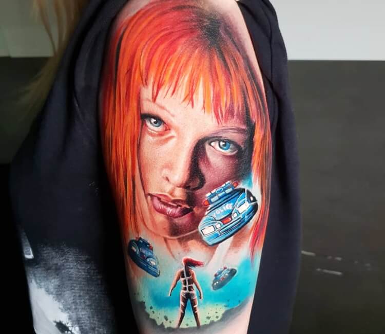 4 elements tattoo from 5th element