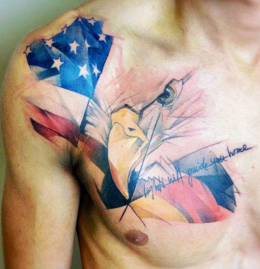 Abstract Eagle Tattoo | SOURGRAPES TATTOO 13.22 TATTOO STUDI… | Flickr