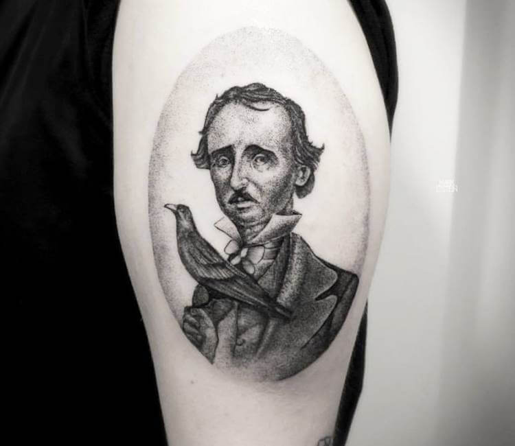 10 Best Edgar Allan Poe Tattoo Ideas Youll Have To See To Believe    Daily Hind News