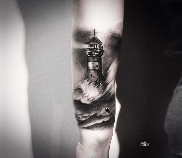 Lighthouse tattoo hires stock photography and images  Alamy