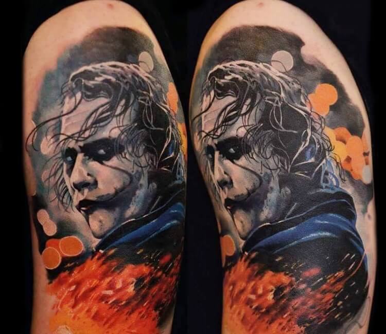 Joker tattoo by Marko Tattoo | Post 28079