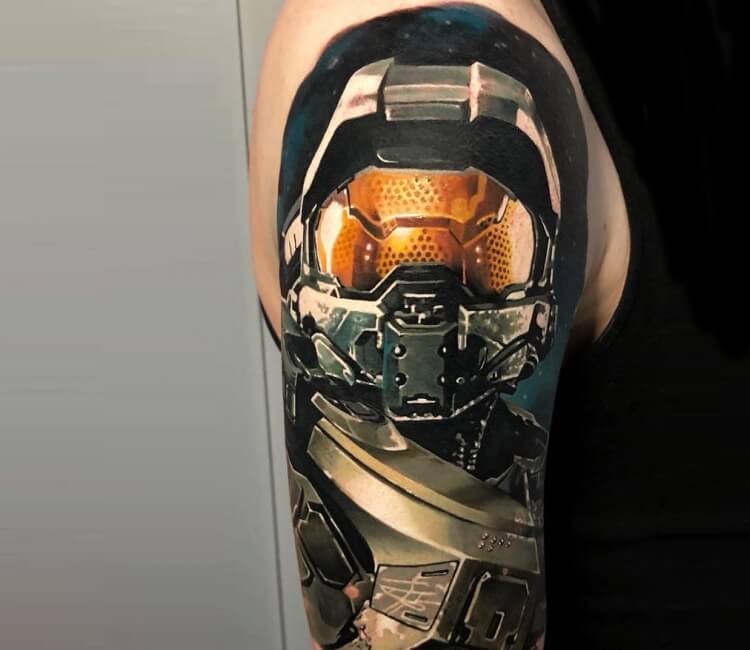 Halo Alpha tattoo by Marko Tattoo | Post 28903