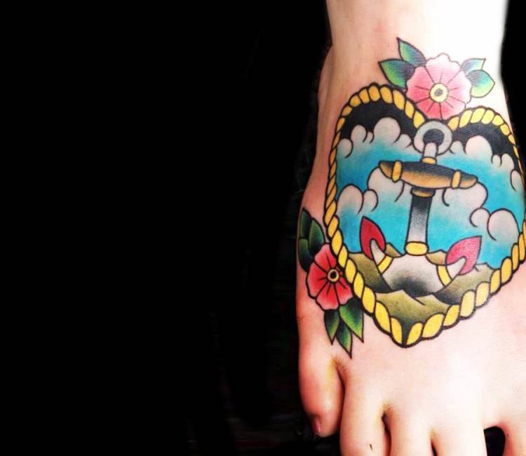 Heart  Anchor Tattoo
