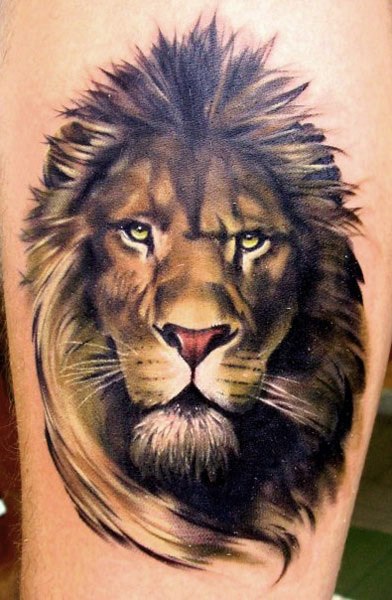 awesome lion tattoo ideas @oliverart 2 - KickAss Things