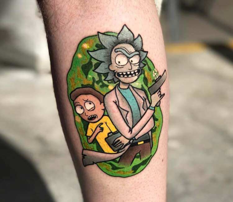 Tattoo uploaded by Bailie Waters  Rick and Morty Knuckle tattoos  rickandmortytattoo rickandmorty rick mortytattoo ricktattoo  cartoontattoo funtattoo  Tattoodo