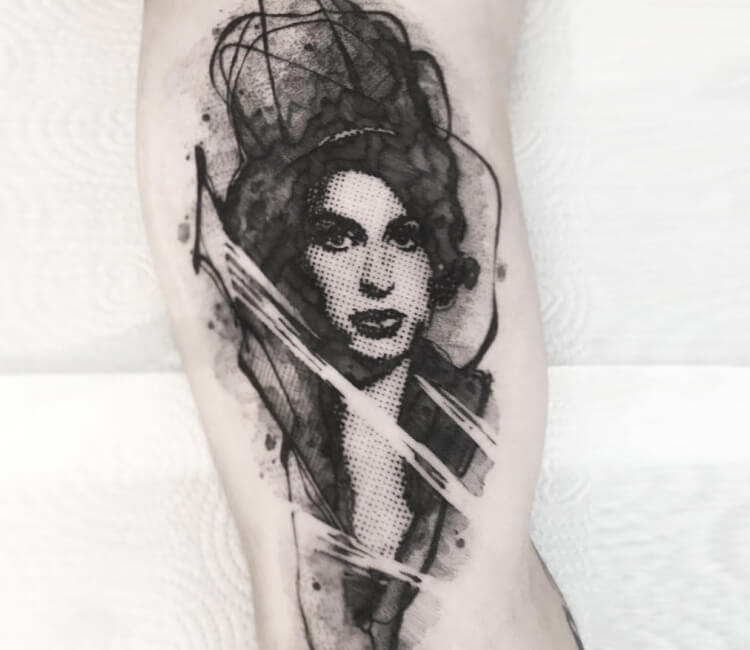 Amy Winehouse tattoo I got yesterday  ramywinehouse