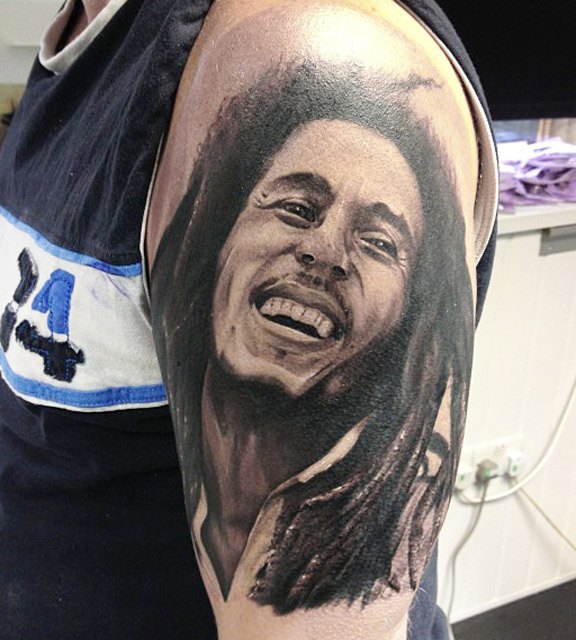 bob marley lion tattoo designs