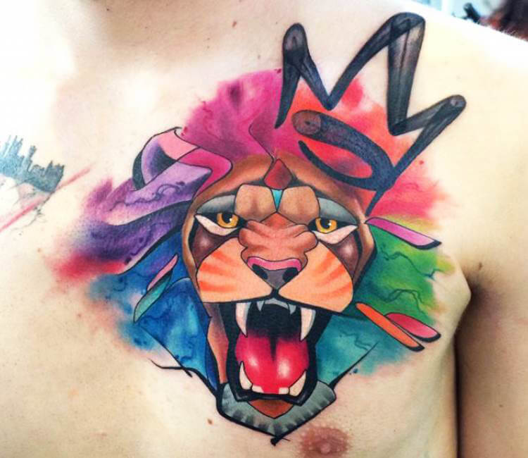 Lion King tattoo by Mefisto Tattoo | Post 15446