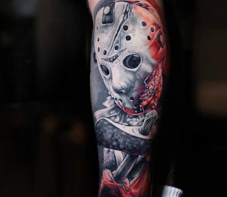 Gentleman Jims Tattoo Club  Started a horror movie leg today with Mickey  Myers  Michael Myers Halloween  tattoo tattoos tattooed tattooart  tattooartist tattoooftheday potd picoftheday art artist halloween  michaelmyers halloweentattoo 