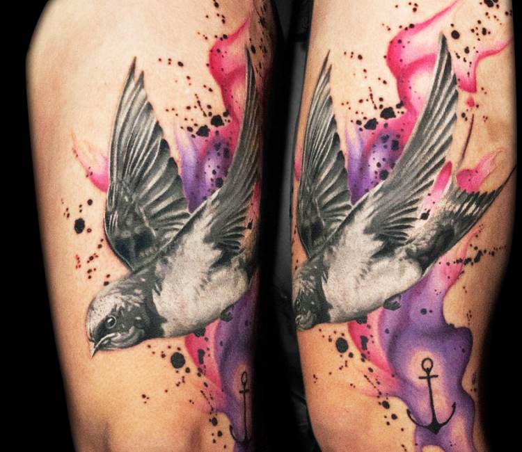 Check out this amazing water color... - Green Fox Tattoo | Facebook