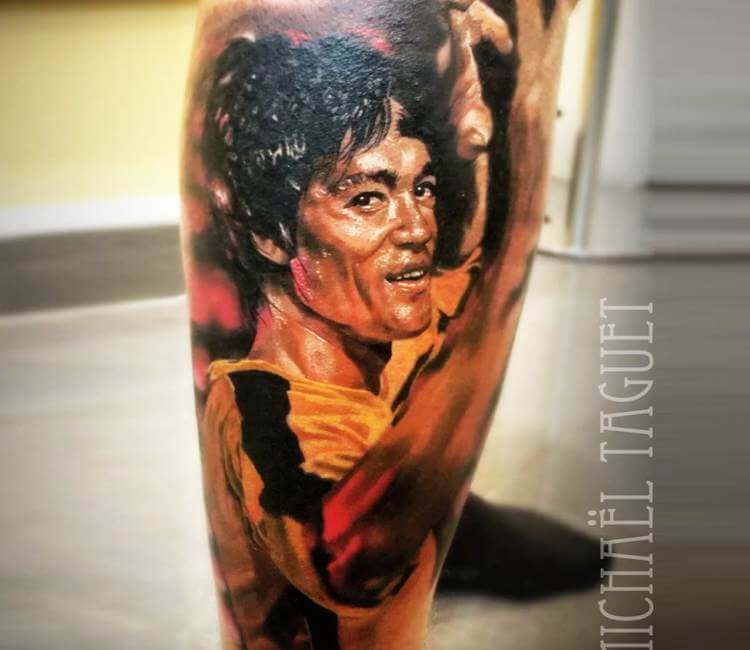 Bruce Lee Tattoo • Bruce Lee Tattoo Ideas • Bruce Lee Tattoo Design | Bruce  lee, Tattoos, Portrait tattoo