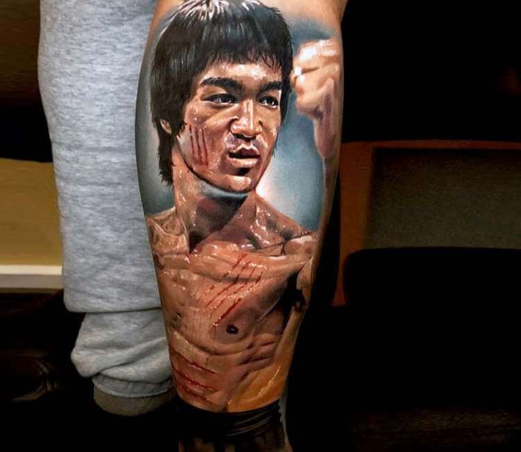 Bruce Lee  Tattly Temporary Tattoos  Stickers
