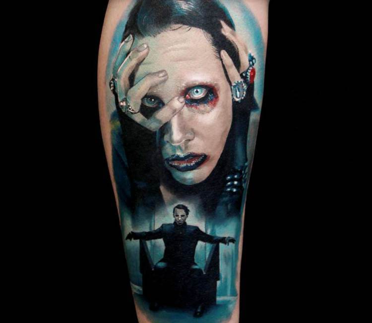 Inkspire Tattoos  Marilyn Manson Fan Bycarlosfreitastattoos   Facebook