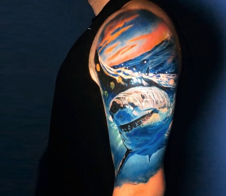Shark tattoo by Michael Taguet  Post 29400