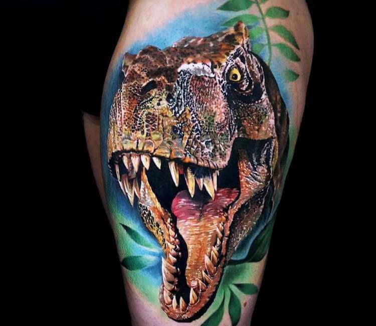 30 Terrifyingly Terrific TRex Tattoo Designs  TattooBlend
