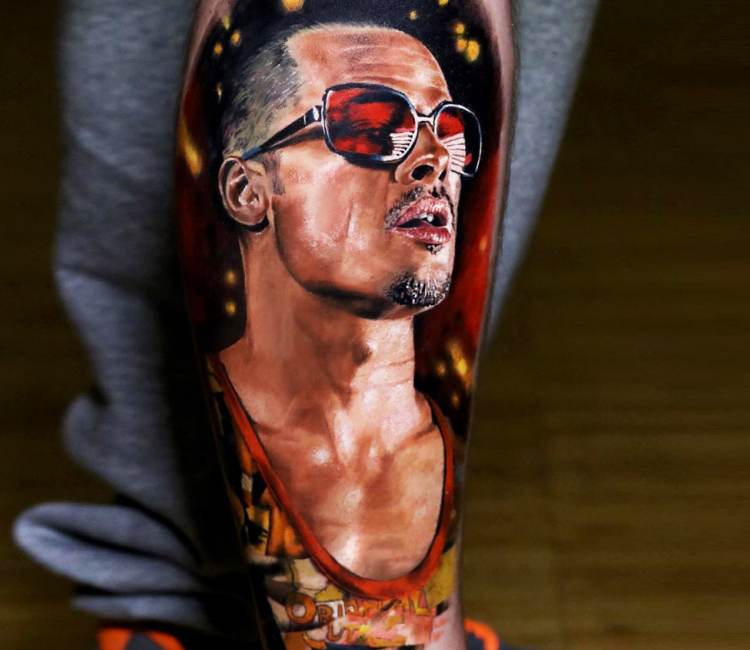 Fight Club Tyler Durden tattoo by Rich Pineda  Best Tattoo Ideas Gallery
