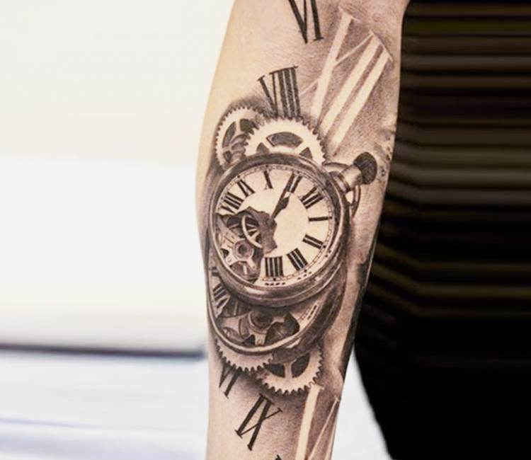 Ink Of Hearts Tattoos on Twitter Time is of the essence  Tattoo by  SimonSaysInk RoseTattoo ClockTattoo Clock Rose SimonSaysInk  httpstcohCgbOVPOQG  X