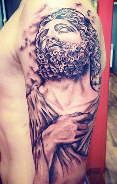 Tattoo uploaded by Alo Loco Tattoo • Jesus Christ Passion full sleeve tattoo  in black and grey realism, London, UK | #blackandgreytattoos  #fullsleevetattoos #realistictattoos #christtattoos #londontattooartist •  Tattoodo