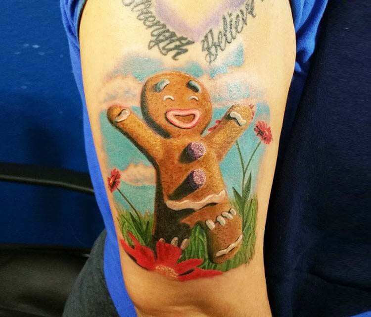 Halfeaten gingerbread man  If you want to get a tattoo from me send me a  dm or mail Dont forget to check out my highlights for the  Instagram
