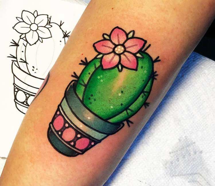 Cactus tattoo by Mike Randazzo | Post 24400