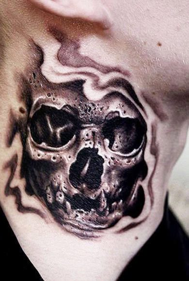 Three skull Tattoo . . . . . ⭐Tribal tattoos ⭐ Potrait tattoos ⭐Color  tattoos ⭐Customized tattoos ⭐Realistic tattoos ⭐Perman... | Instagram