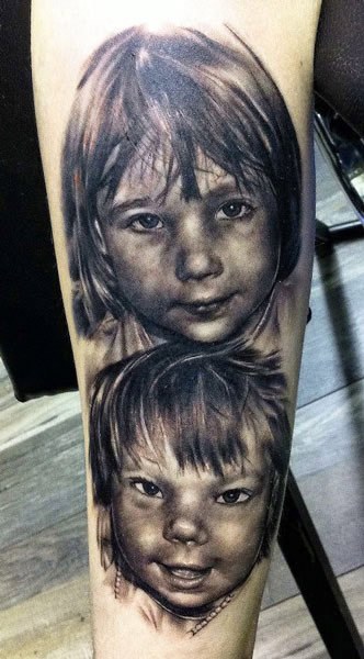 Children Tattoo Motive | World Tattoo Gallery | Page 11