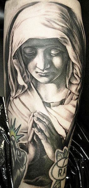 Virgin mary tattoo by Mikko Inksanity | Post 5261