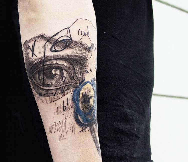 Smaug eye tattoo by Gustavo Takazone  Post 24633