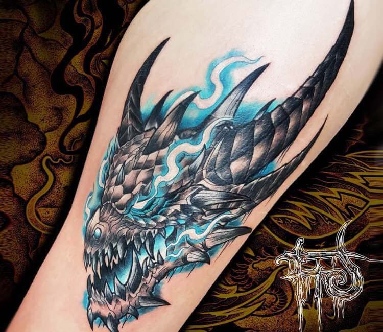 Ice Dragon tattoo by Minh Luurangon | Post 24126