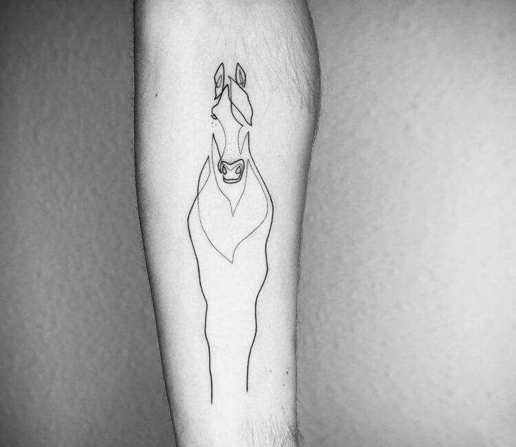 50+ Simple Minimalist Tattoo Ideas For Women Who'll Want To Ink | Small horse  tattoo, Horse tattoo, Minimalist tattoo