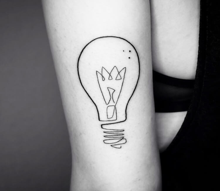 Lightbulb tattoo by Mo Ganji | Post 27524