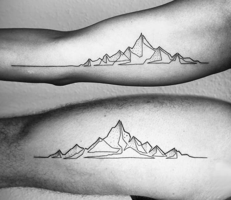 Mountain tattoo by Mo Ganji | Post 28748