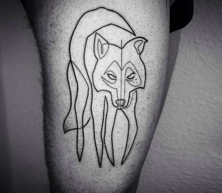 Wild wolf tattoo by Mo Ganji | Post 28751
