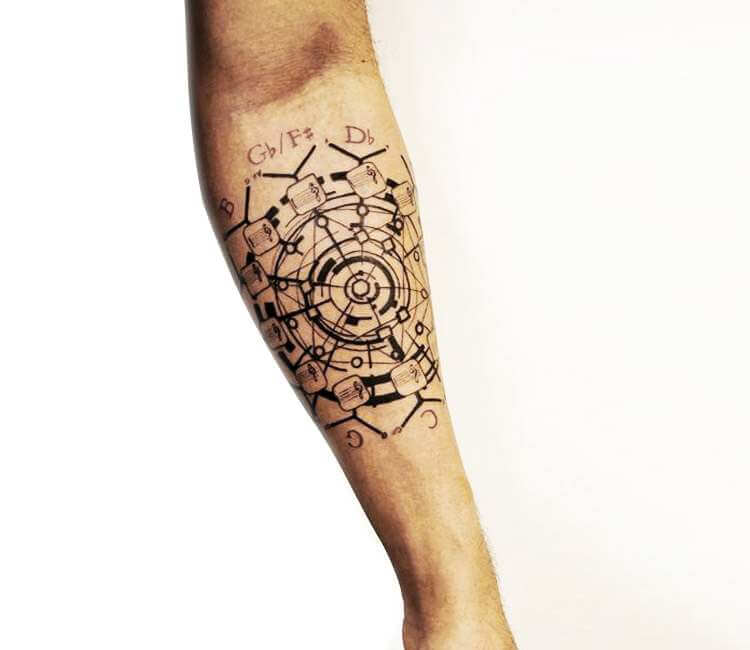 Circle of Fifths tattoo by Mowgli Tattoo  Post 21516